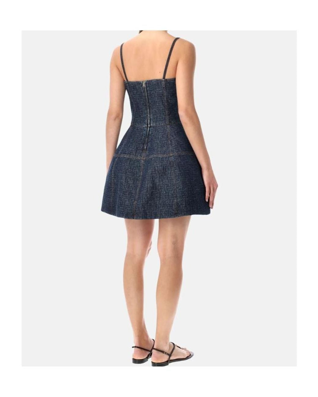 Fendi Blue Short Dresses