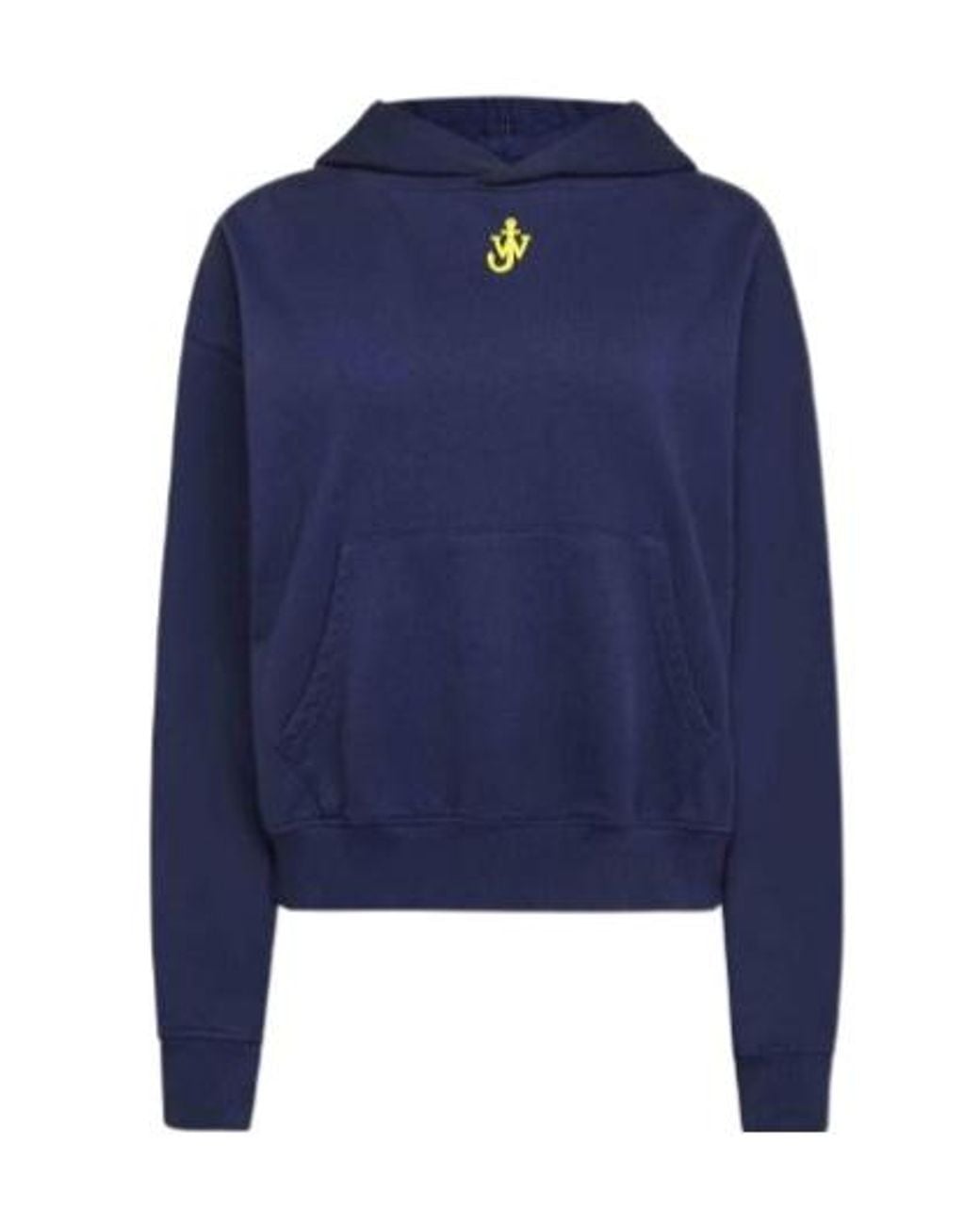J.W. Anderson Blue Anchor-Embroidered Hoodie