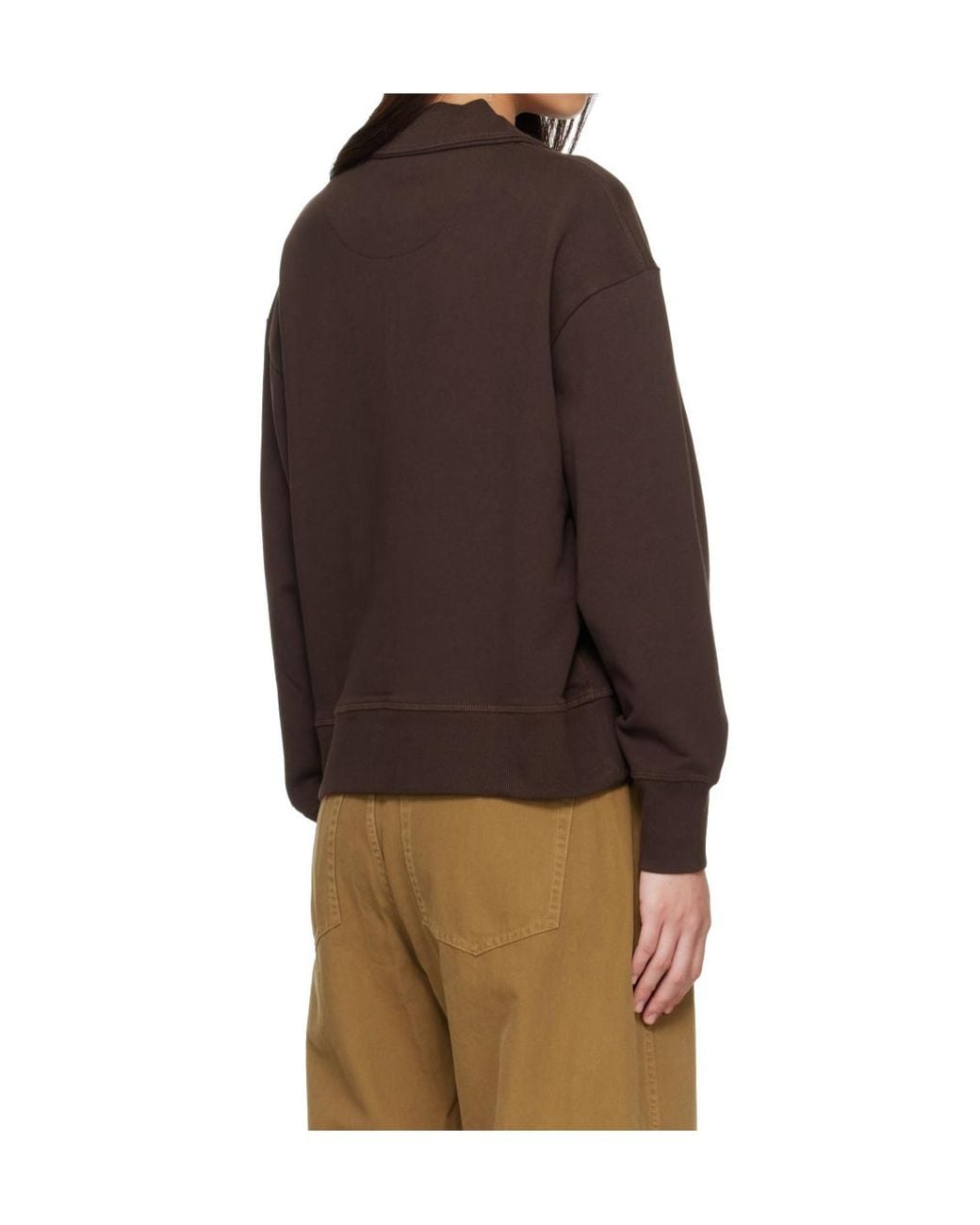 Rag & Bone Brown Long-Sleeved Pullover