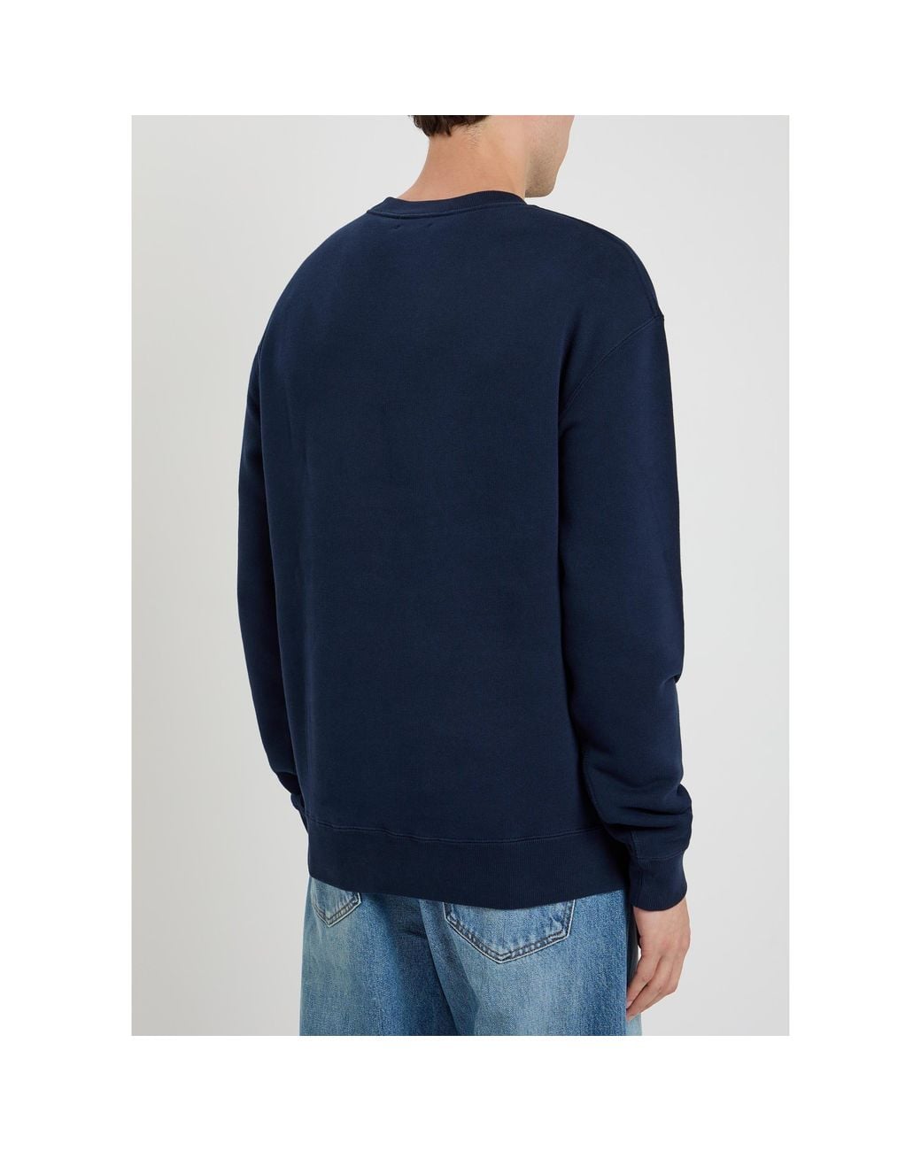 J.W. Anderson Blue Round-Neck Sweatshirt for men