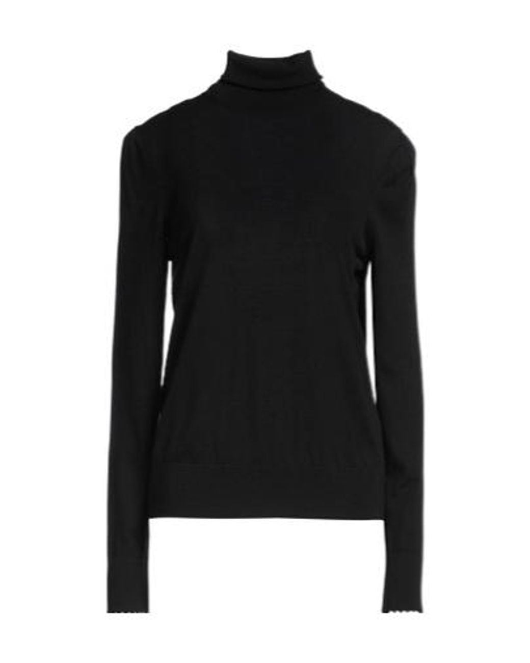 Chloé Black Knitted High-Neck And Long-Sleeved