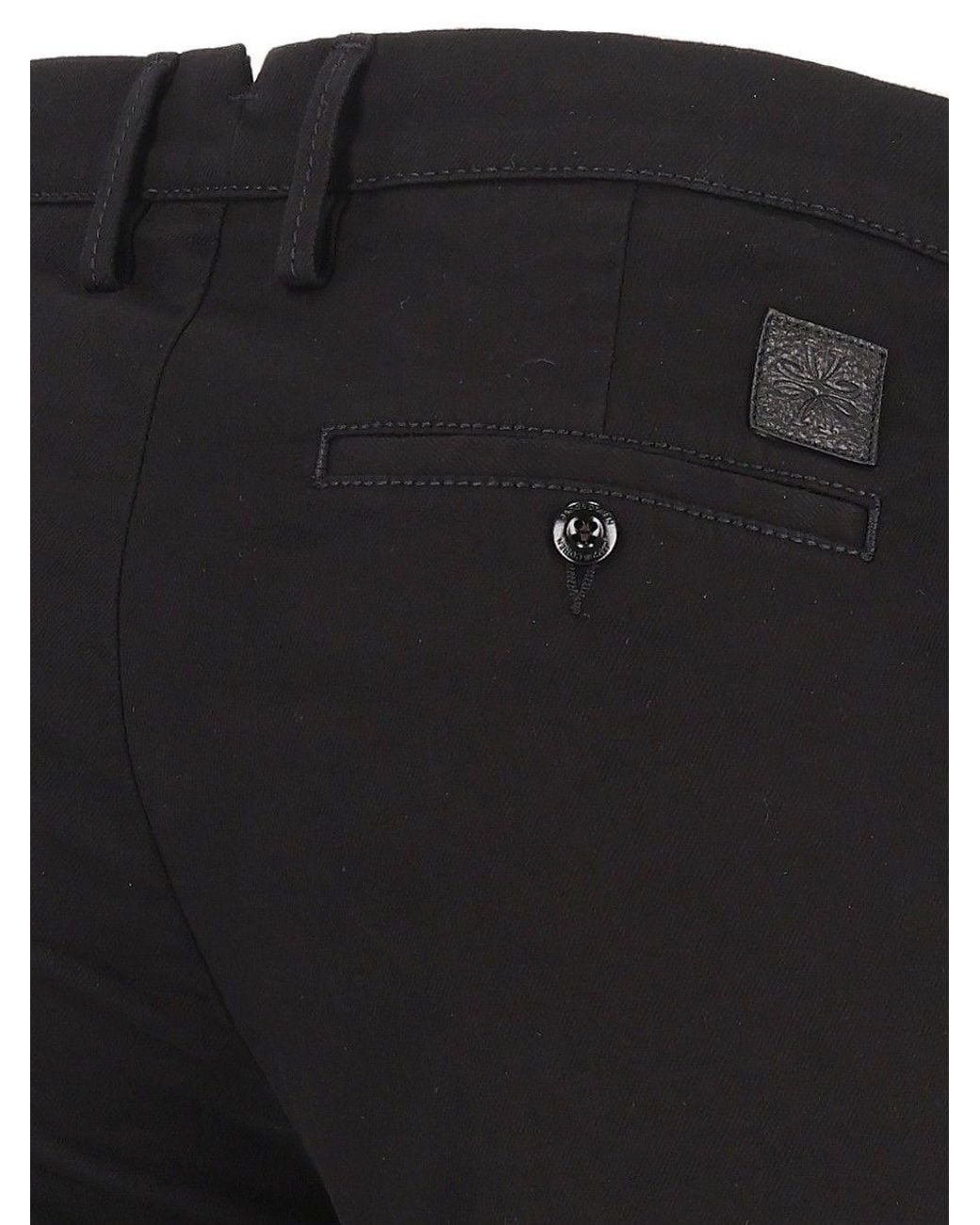 Jacob Cohen Black Bobby Slim Fit Pants for men