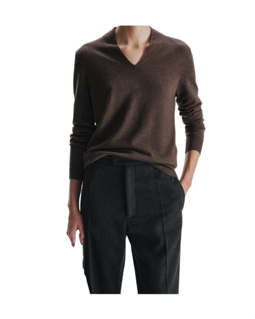 The Row Black Piro Sweater