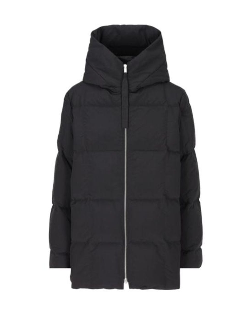 Jil Sander Black Quilted Down Jacket
