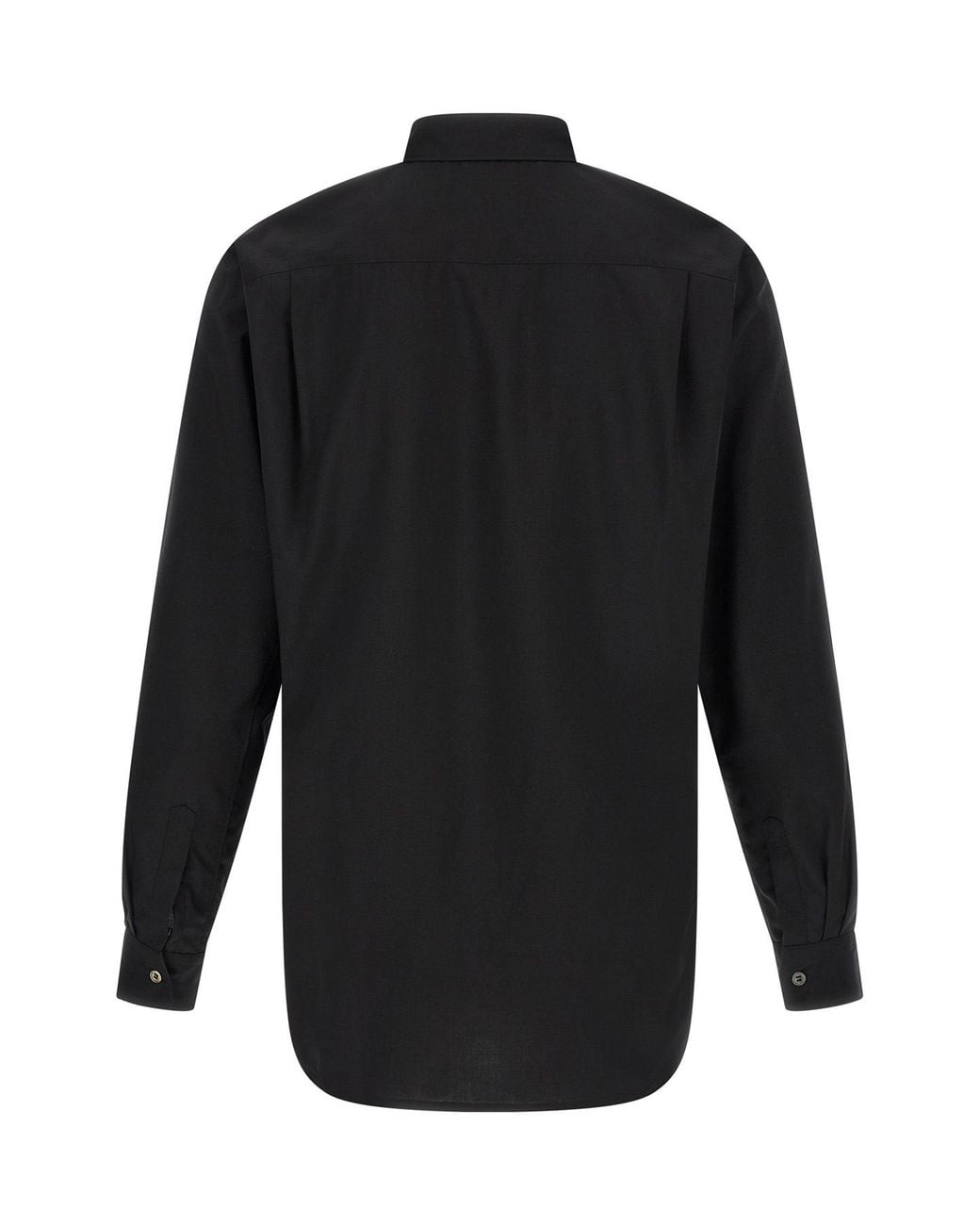 Comme des Garçons Black Long-Sleeved Shirt for men