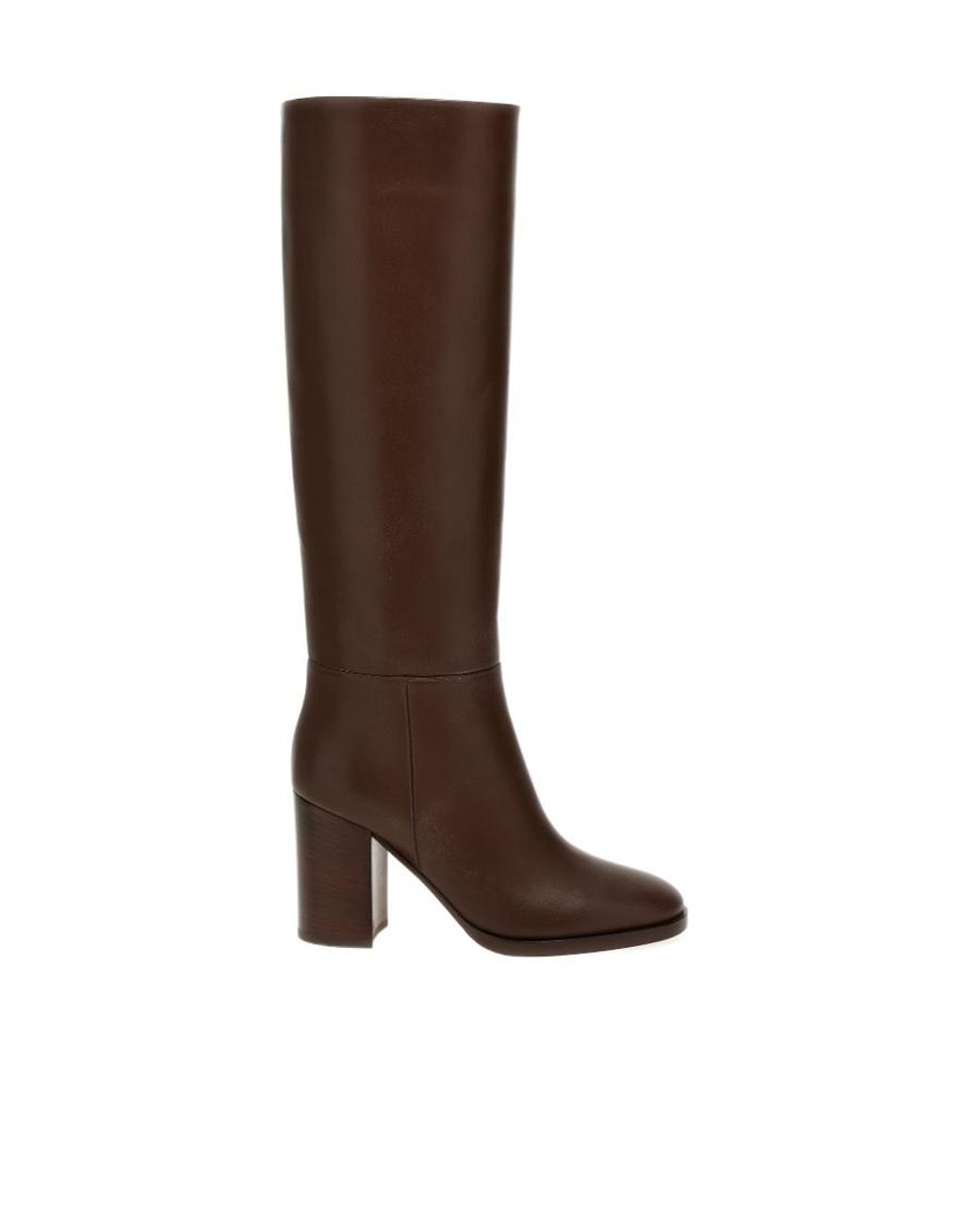 Gianvito Rossi Brown 85Mm Leather Boots