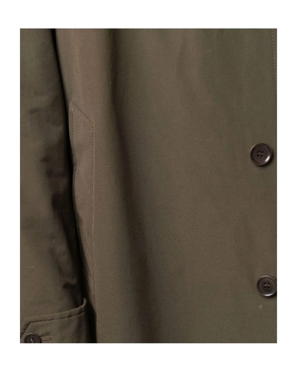 Aspesi Brown Single-Breasted Long-Sleeve Jacket for men