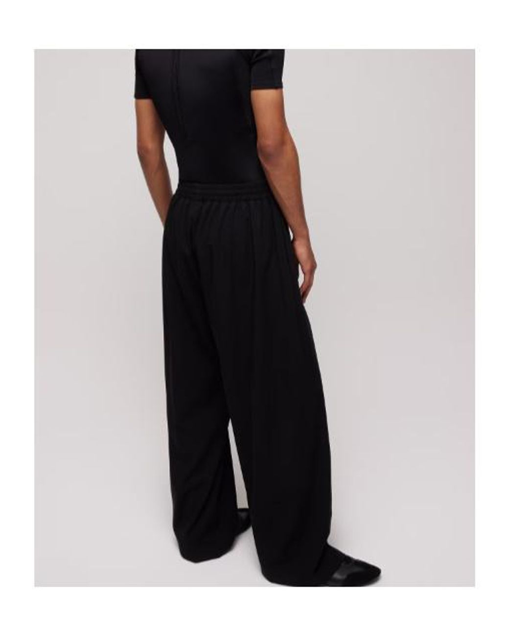 Gucci Black Twill Leisure Pants for men
