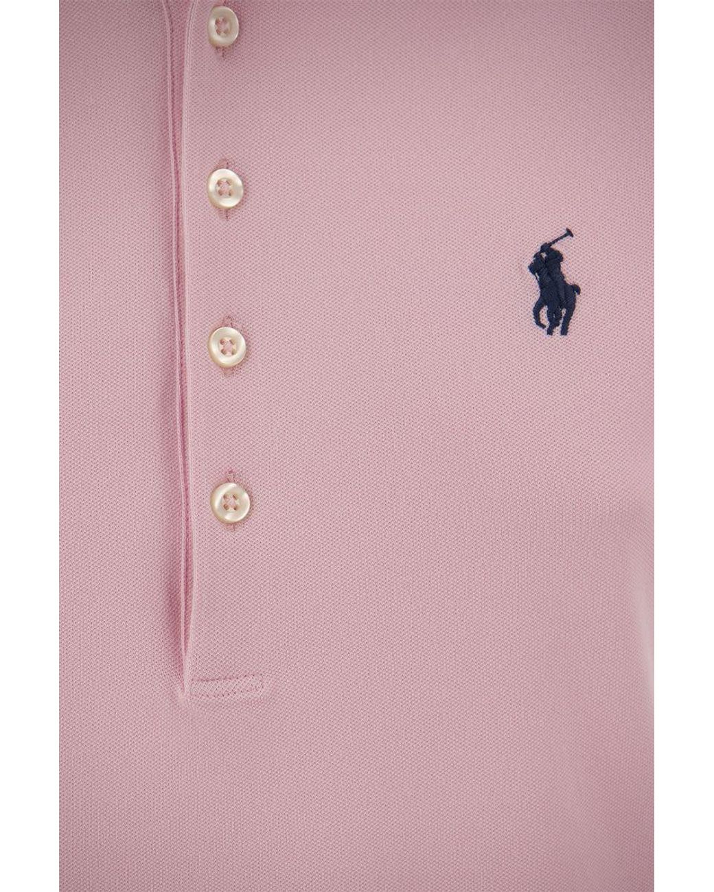 Polo Ralph Lauren Pink Slim Fit Stretch Polo Shirt