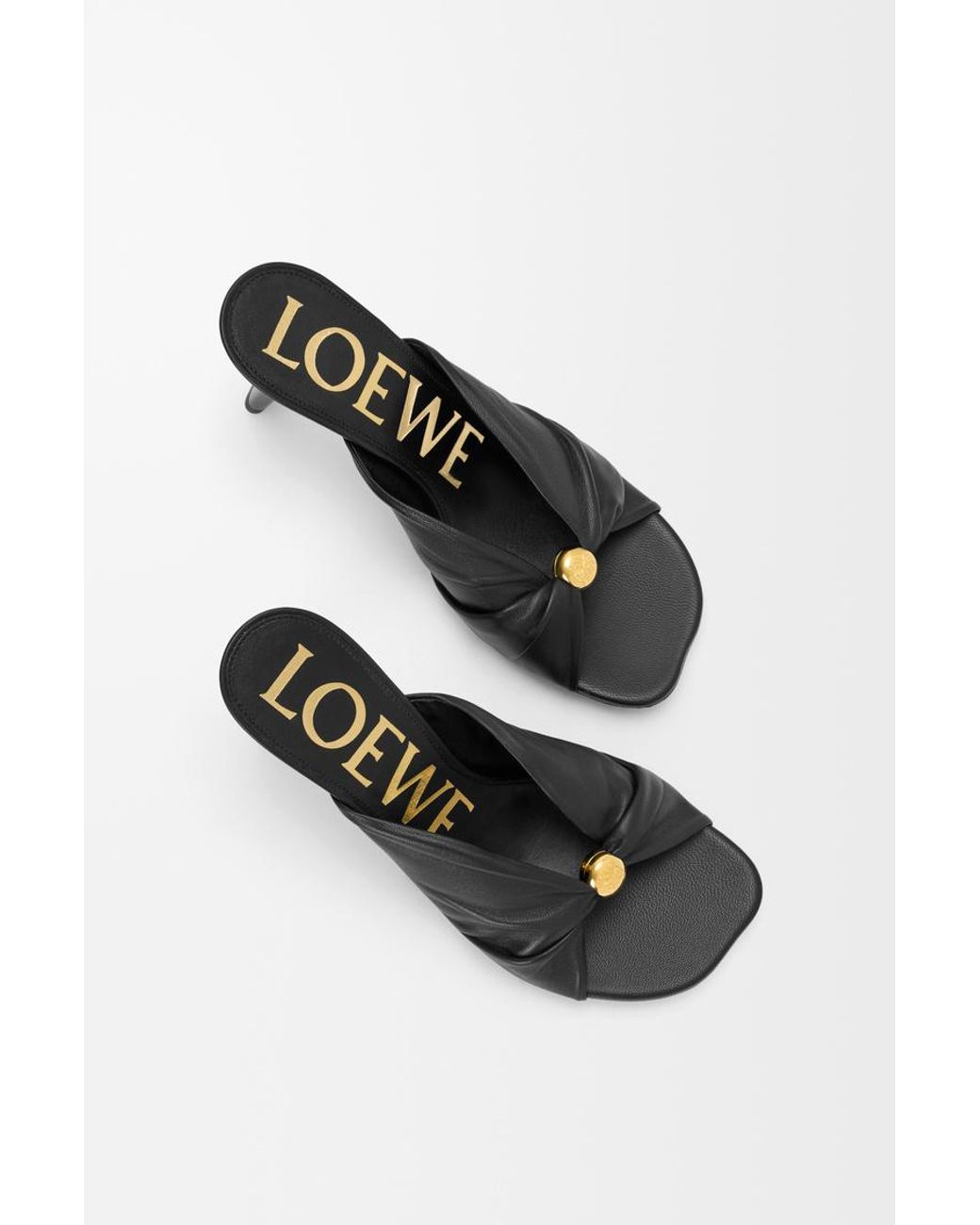 Loewe Black Pebble Soft Slide