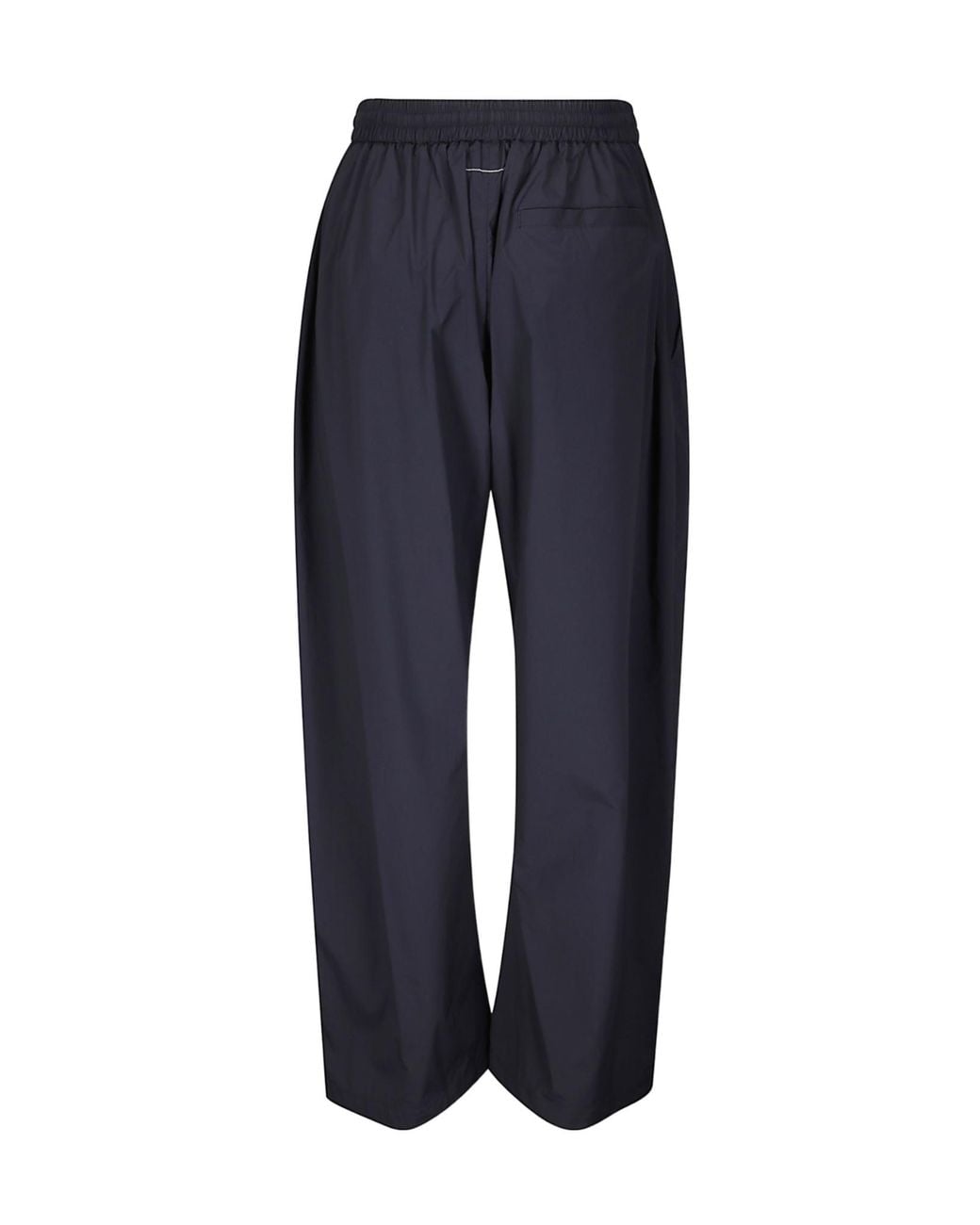 MM6 by Maison Margiela Blue Logo-Embroidered Drawstring Trousers