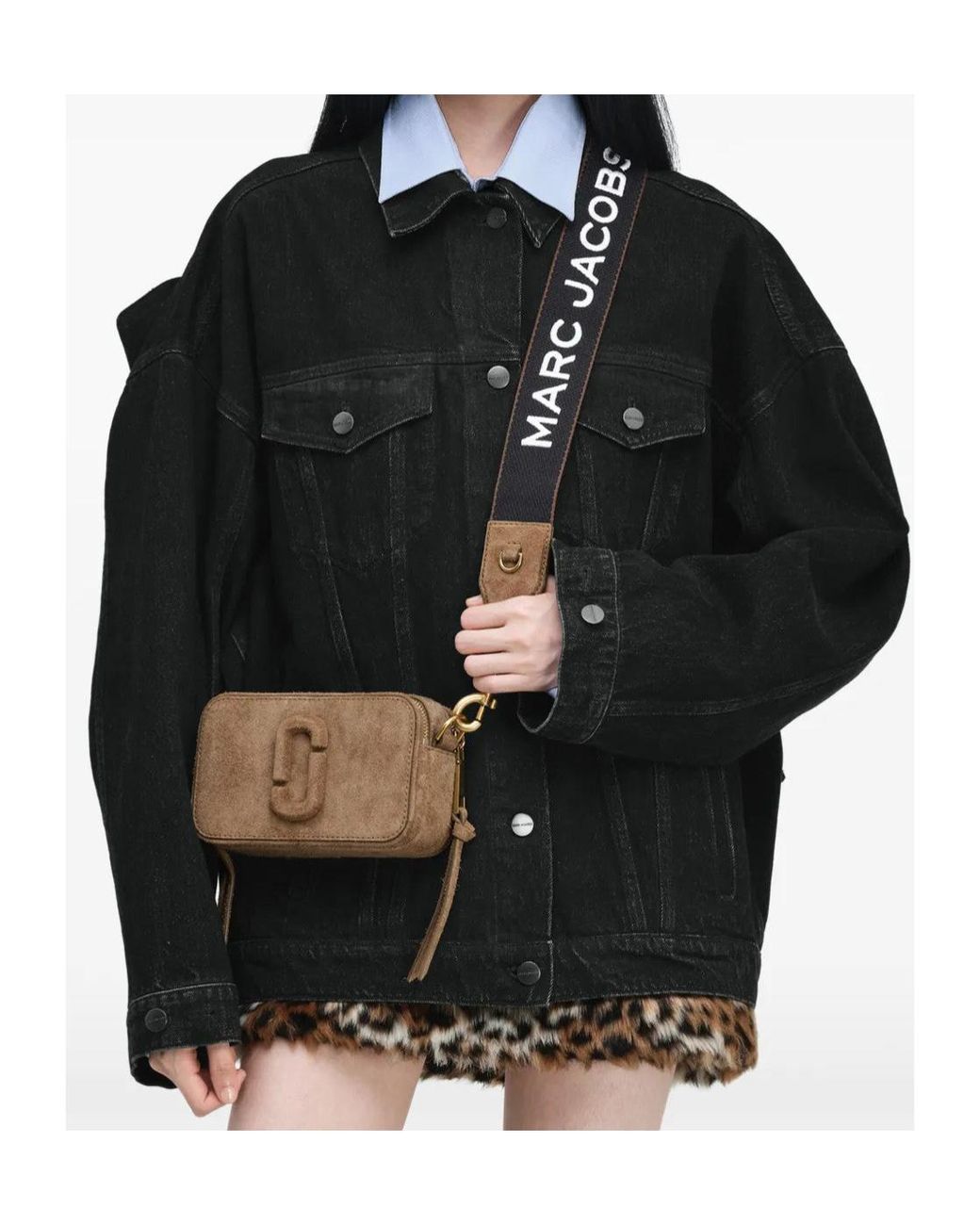 Marc Jacobs Brown Logo Strap Camera Shoulder Bag