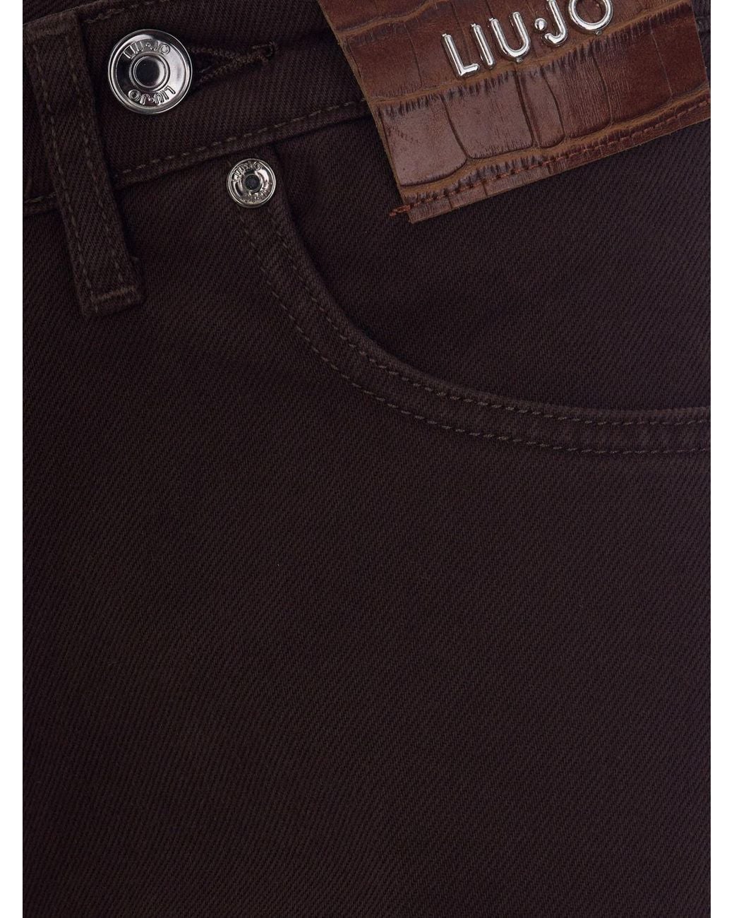 Liu Jo Brown Wide Leg Jeans