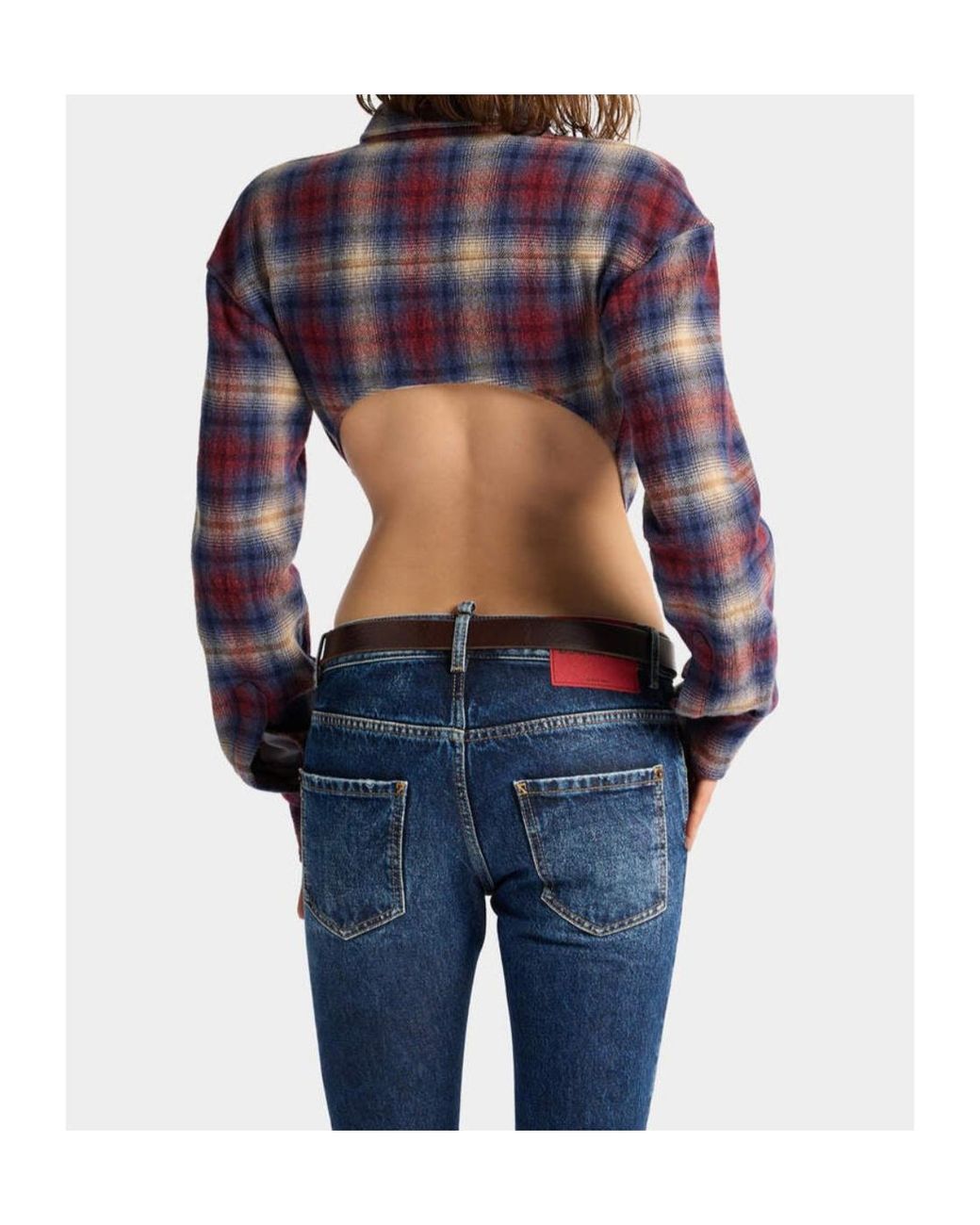 DSquared² Blue Deep-Cut Loop Shirt