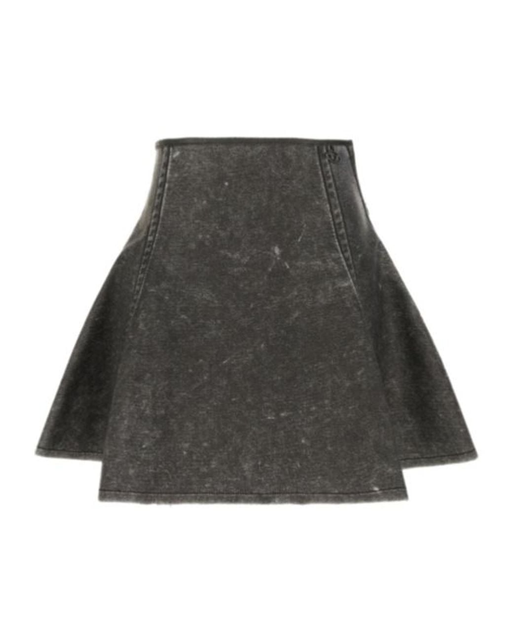 DIESEL Gray O Erina A-Line Mini Skirt