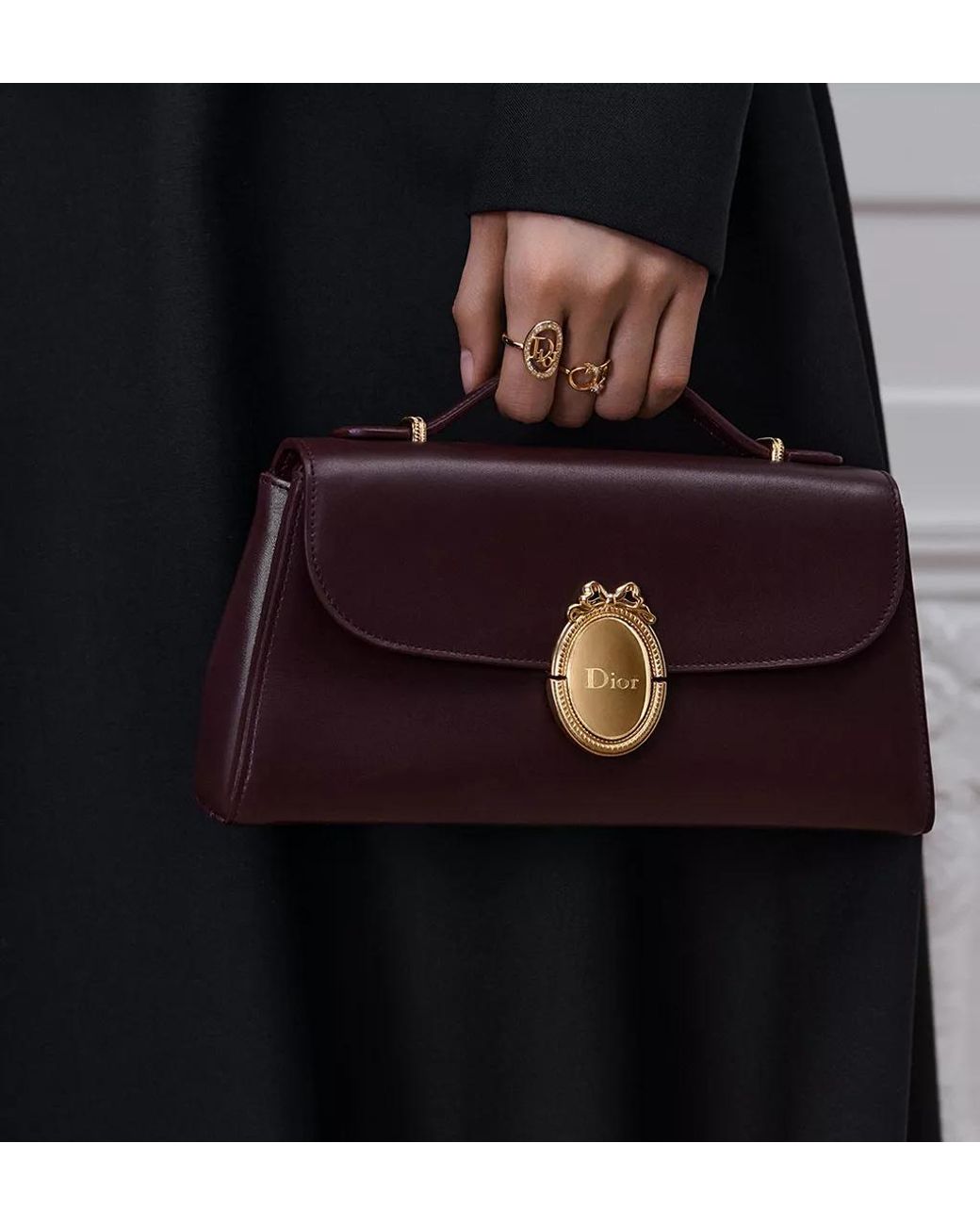 Dior Brown Médaillon Pouch
