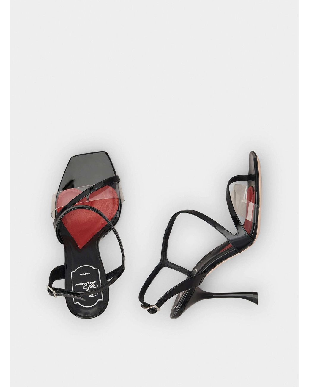 Roger Vivier Black I Love Vivier Sandals