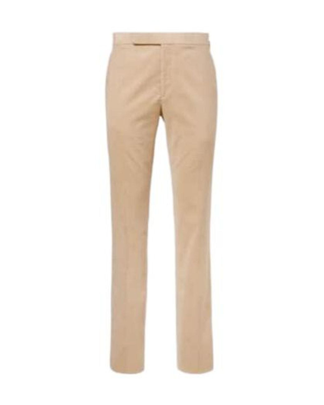 Ralph Lauren Natural Cotton Corduroy Straight Pants for men