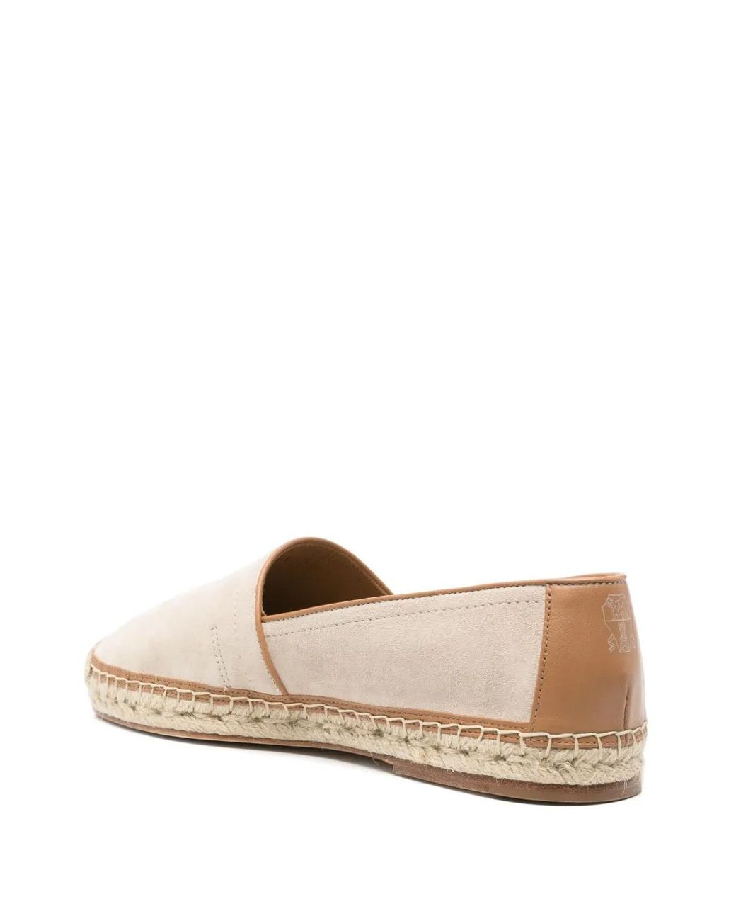 Brunello Cucinelli Natural Round-Toe Casual Shoes for men