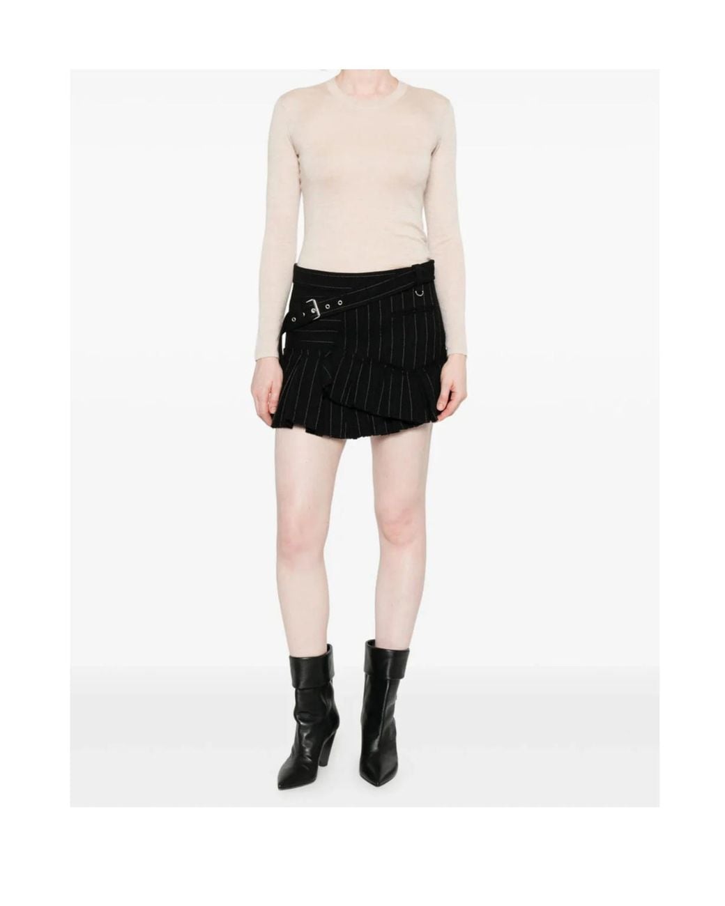 Isabel Marant Natural Ilona Crewneck Knitted Jumper