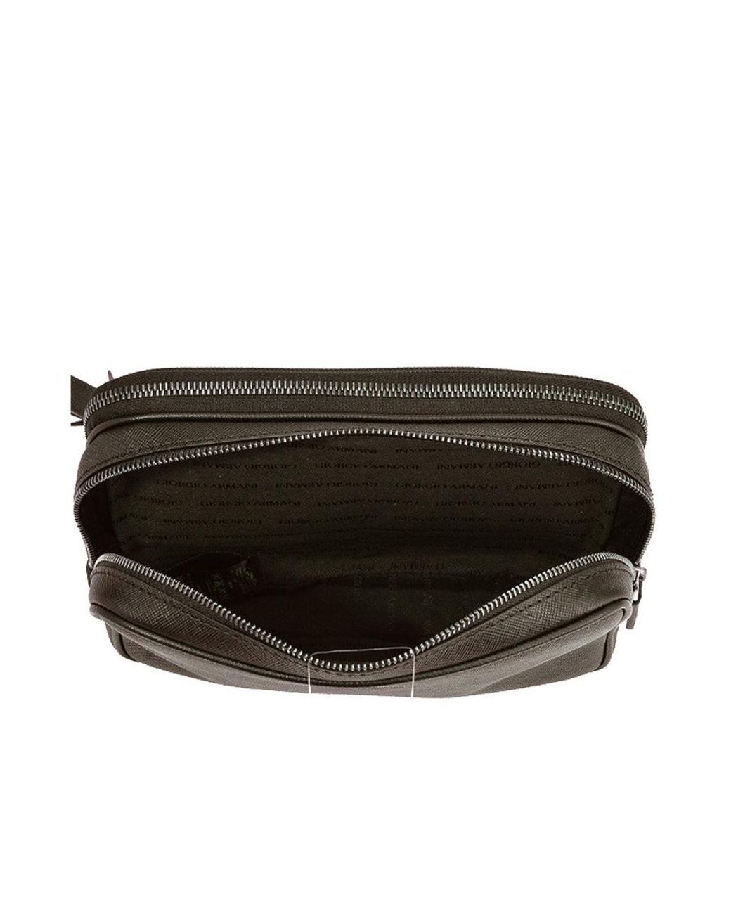 Giorgio Armani Brown Logo Details Clutch for men