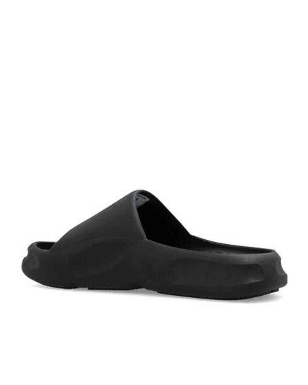 Heron Preston Black Square Toe Slip-On Slides for men