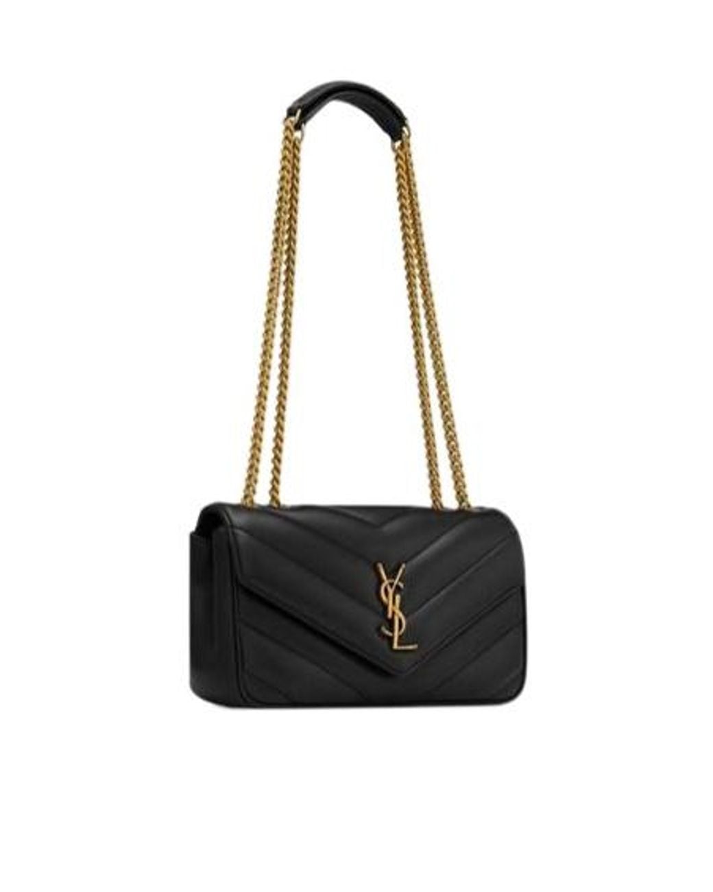 Saint Laurent Black Loulou Small