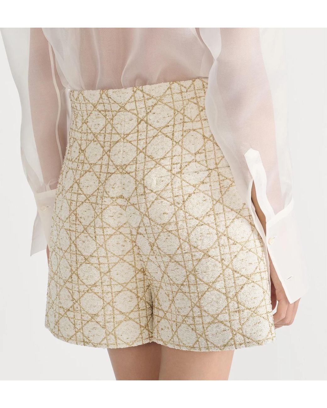 Dior Natural Macrocannage Short Skirts