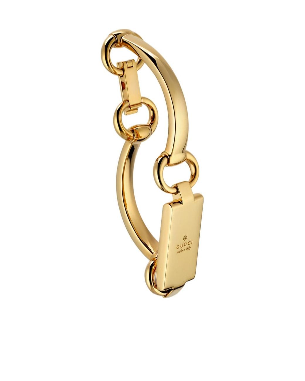 Gucci Metallic Horsebit Motif Bangle Bracelet for men
