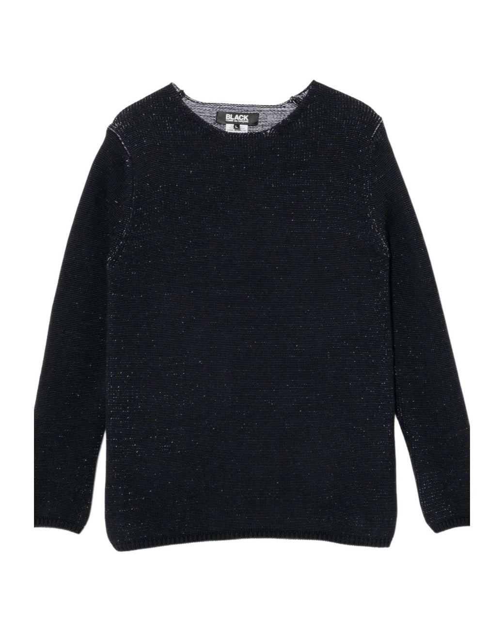 Comme des Garçons Blue Crew-Neck Long-Sleeve Pullover for men