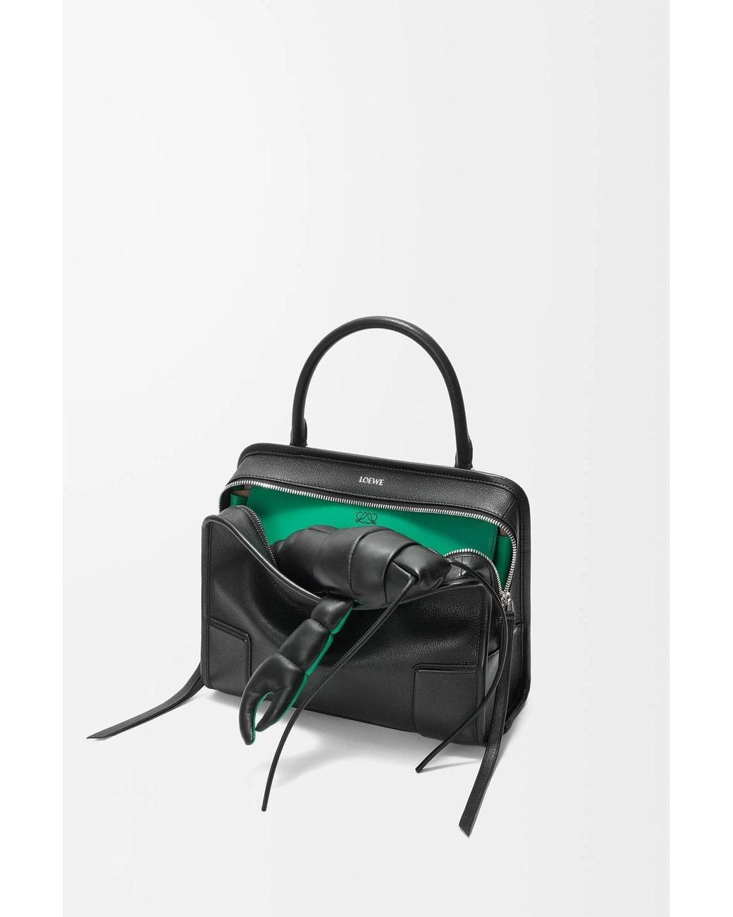 Loewe Black Medium Amazona 180 Lazy Crab Shoulder Bag