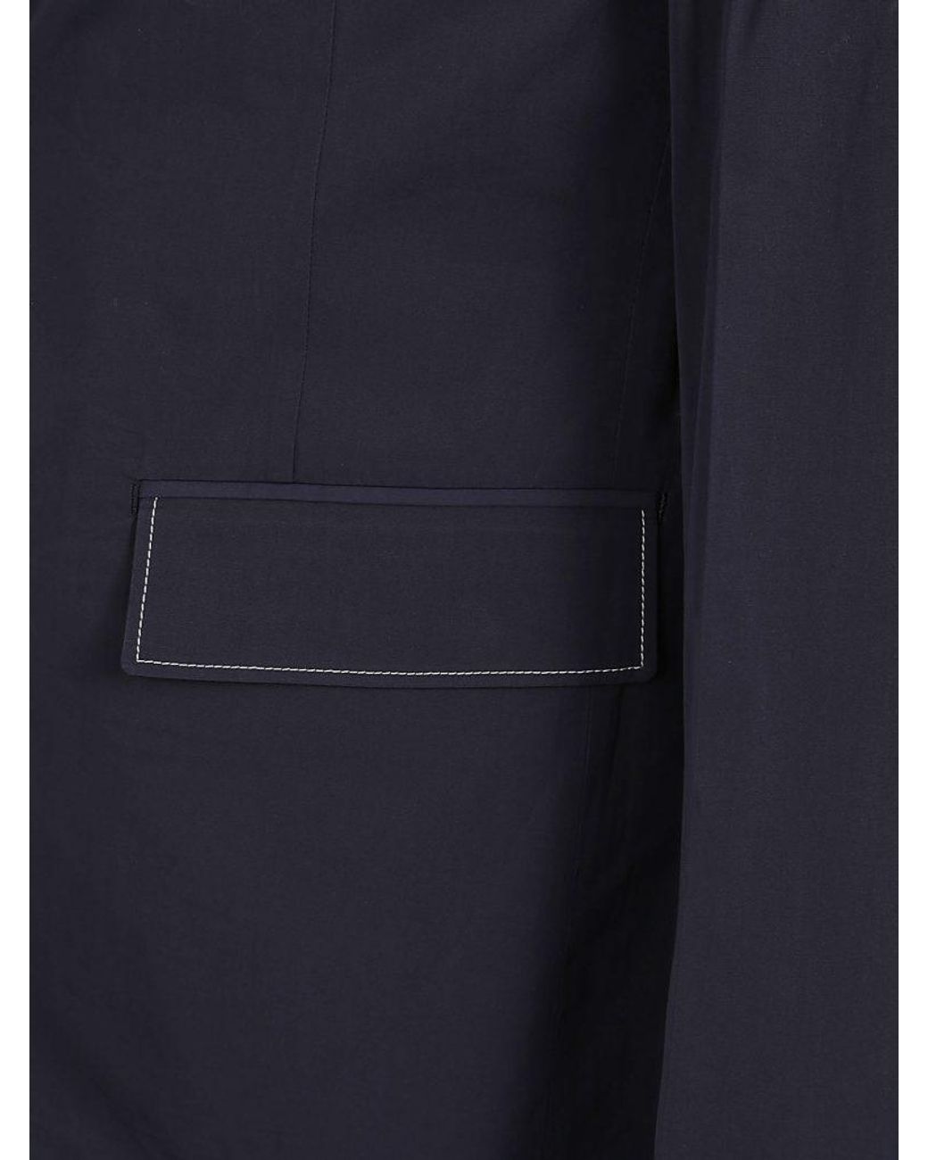 Prada Blue Long-Sleeved Suit Jacket for men