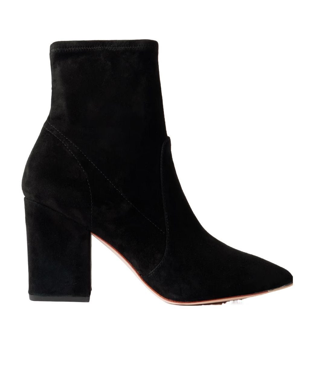 Loeffler Randall Black Isla Suede Ankle Boots