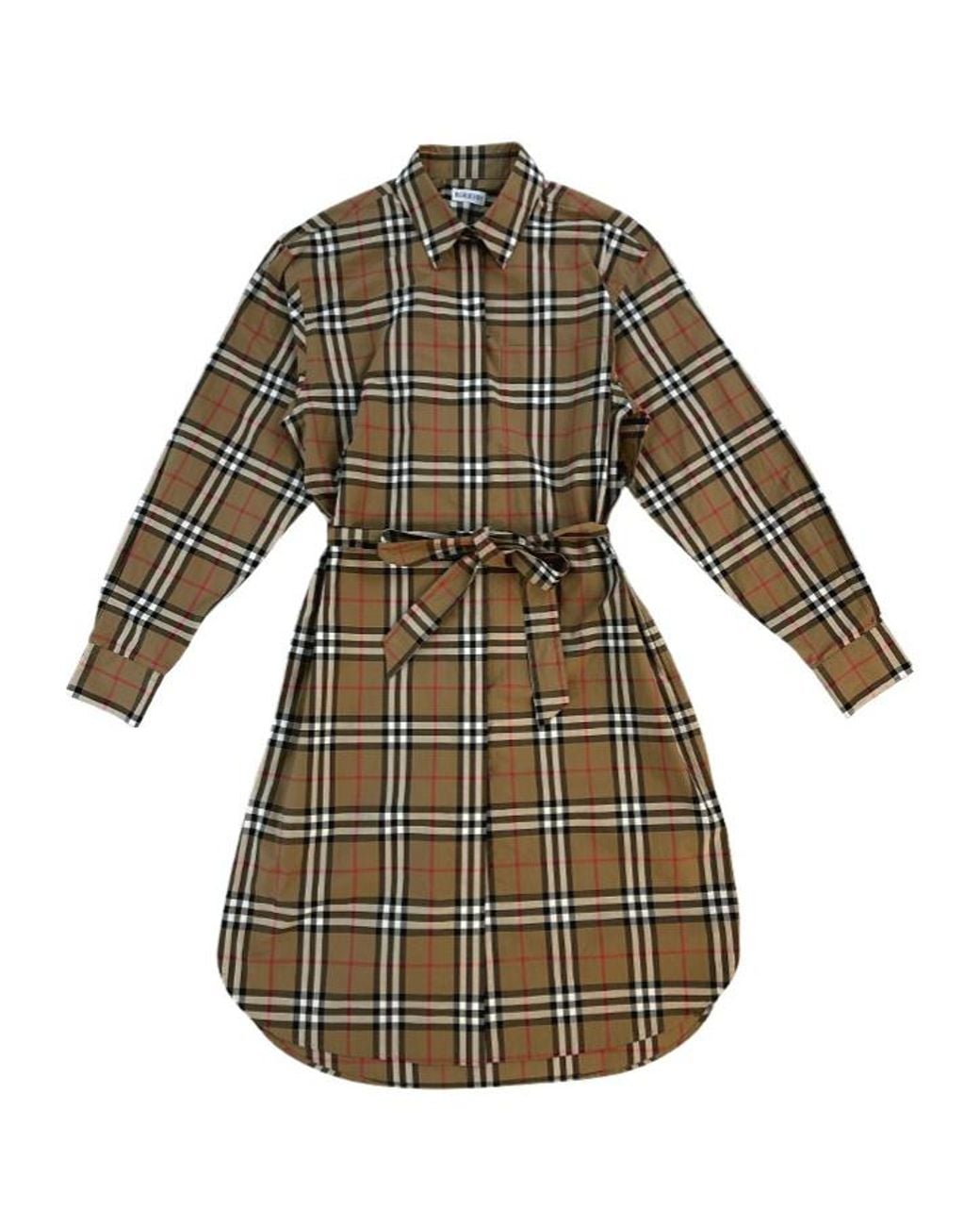 Burberry Multicolor Long Sleeve Dress