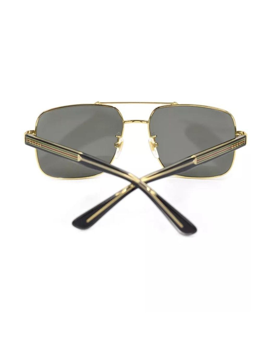 Gucci Metallic Eyewear Aviator Sunglasses for men