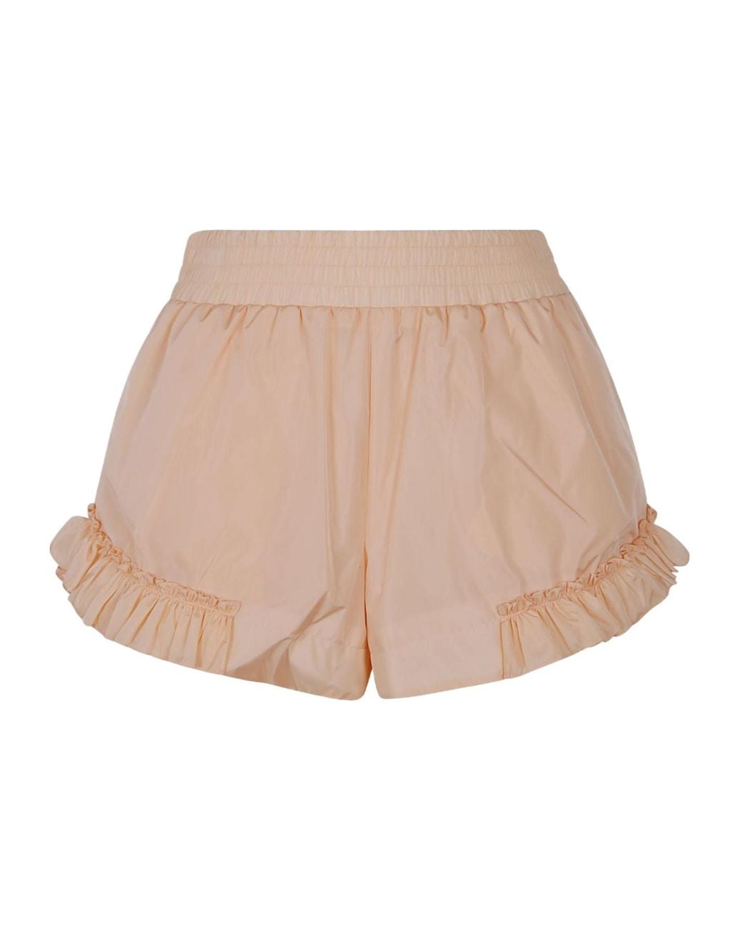 Simone Rocha Natural Frill Track Shorts
