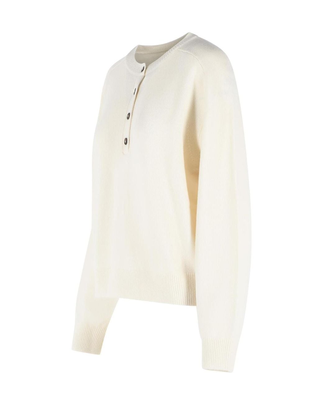 Loulou de Saison White Malo Henley Sweater
