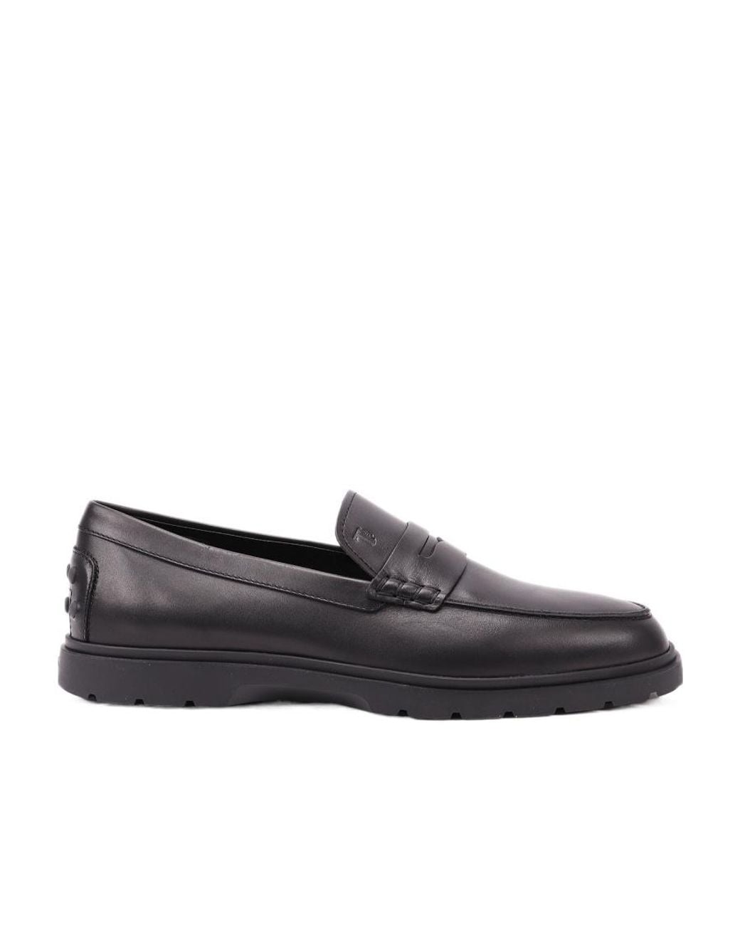 Tod's Brown Penny Rubber-Sole Loafers for men