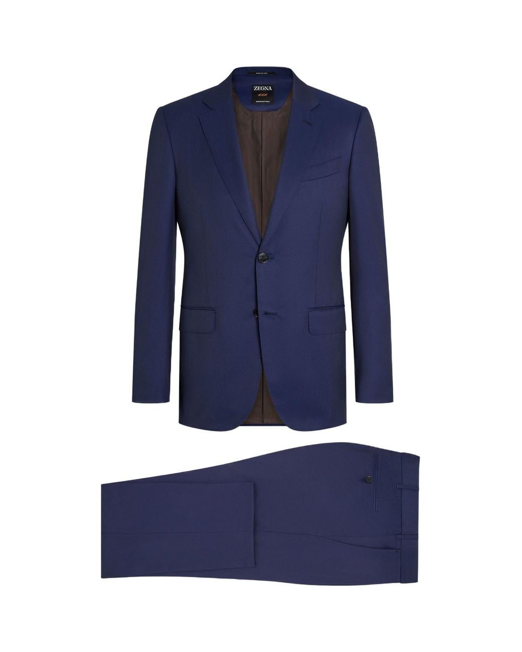 Zegna Blue Single-Breasted Centoventimila Suit for men