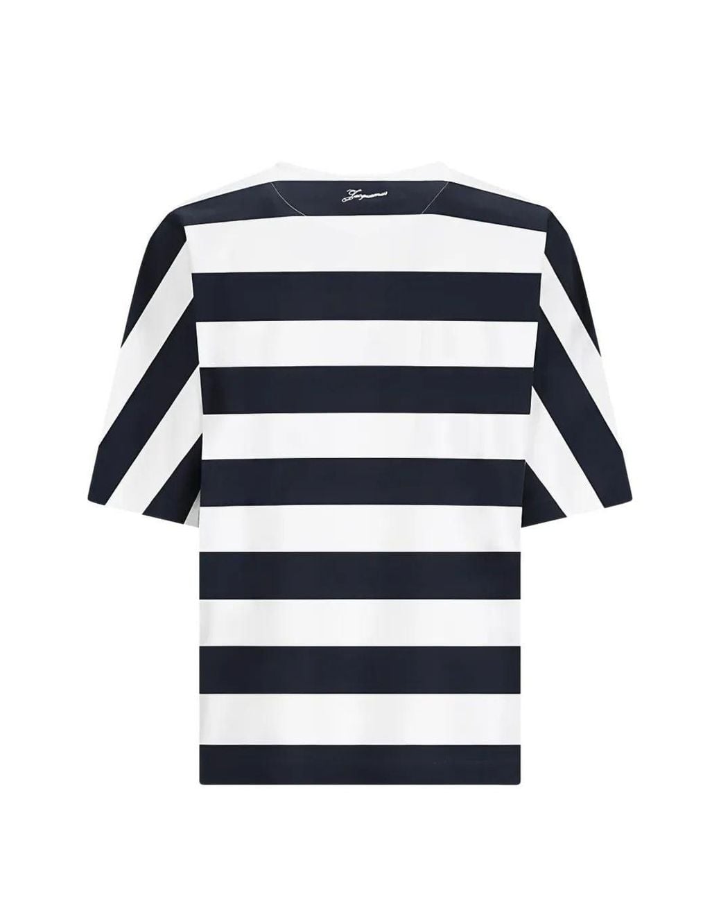 Jacquemus Blue Striped T-Shirt for men
