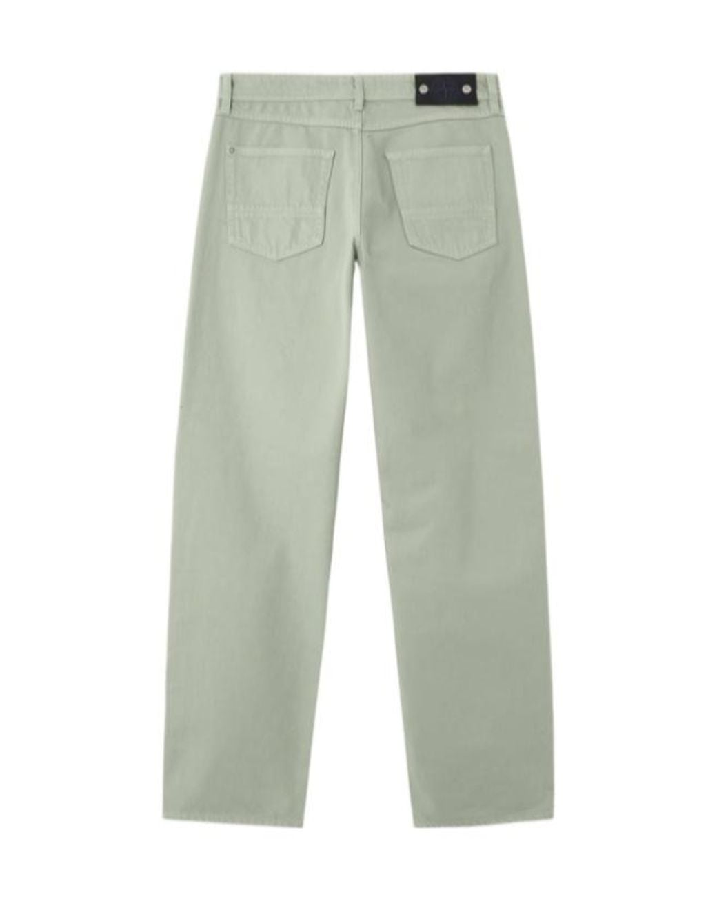 Stone Island Green Loose-Fit Five-Pocket Jeans for men