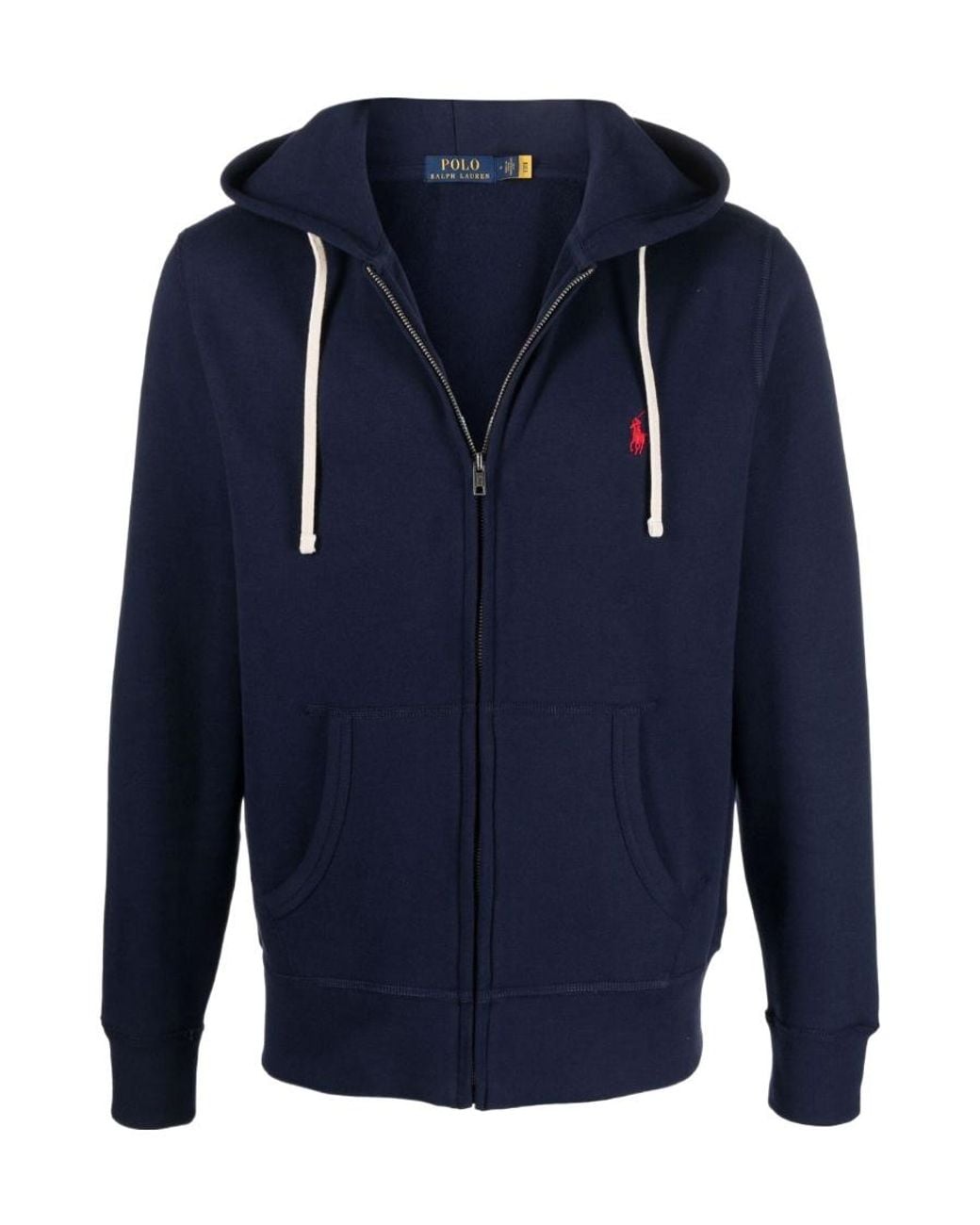 Polo Ralph Lauren Blue Ralph Lauren Zip-Up Logo Hoodie for men