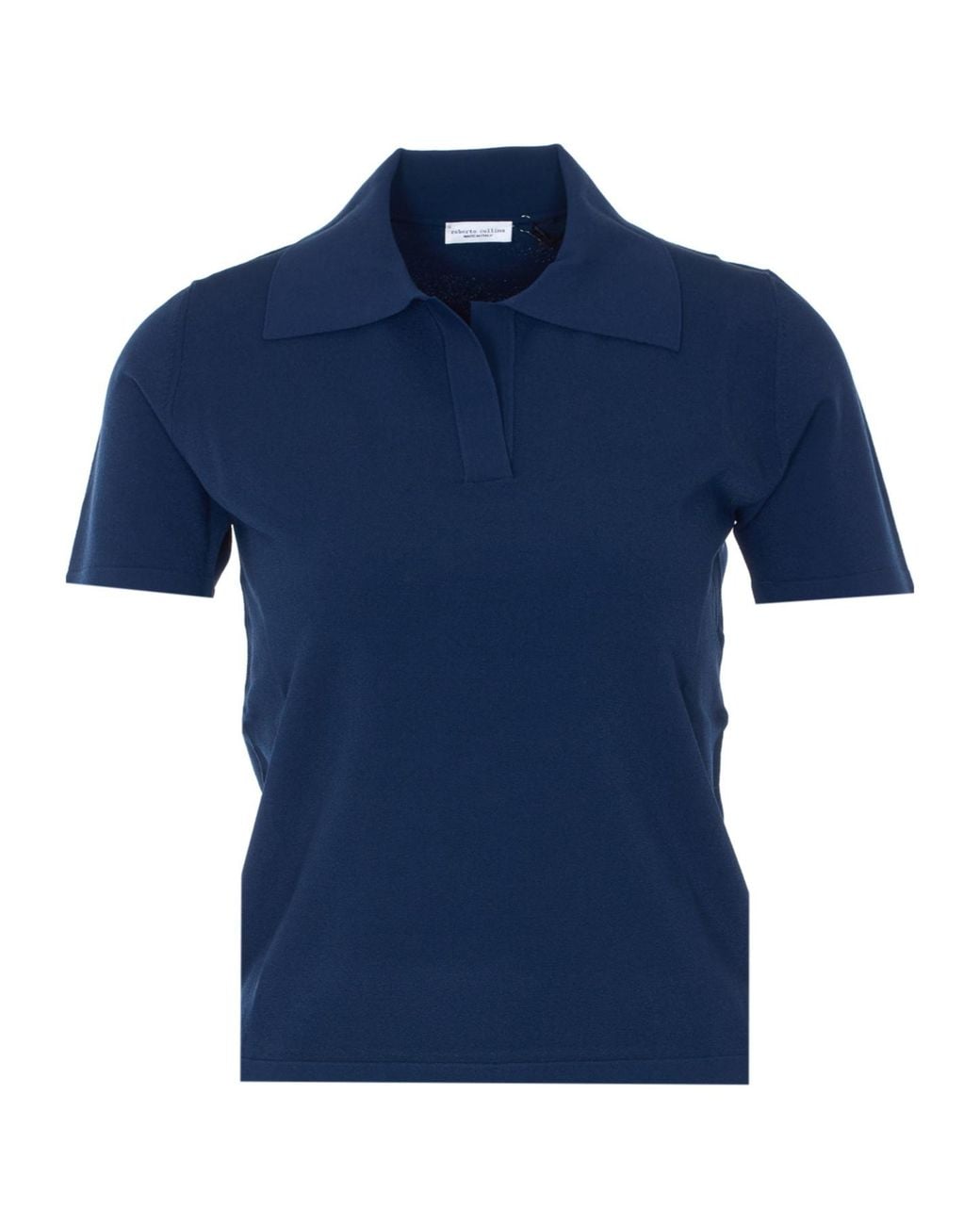 Roberto Collina Blue Short-Sleeve Polo T-Shirt
