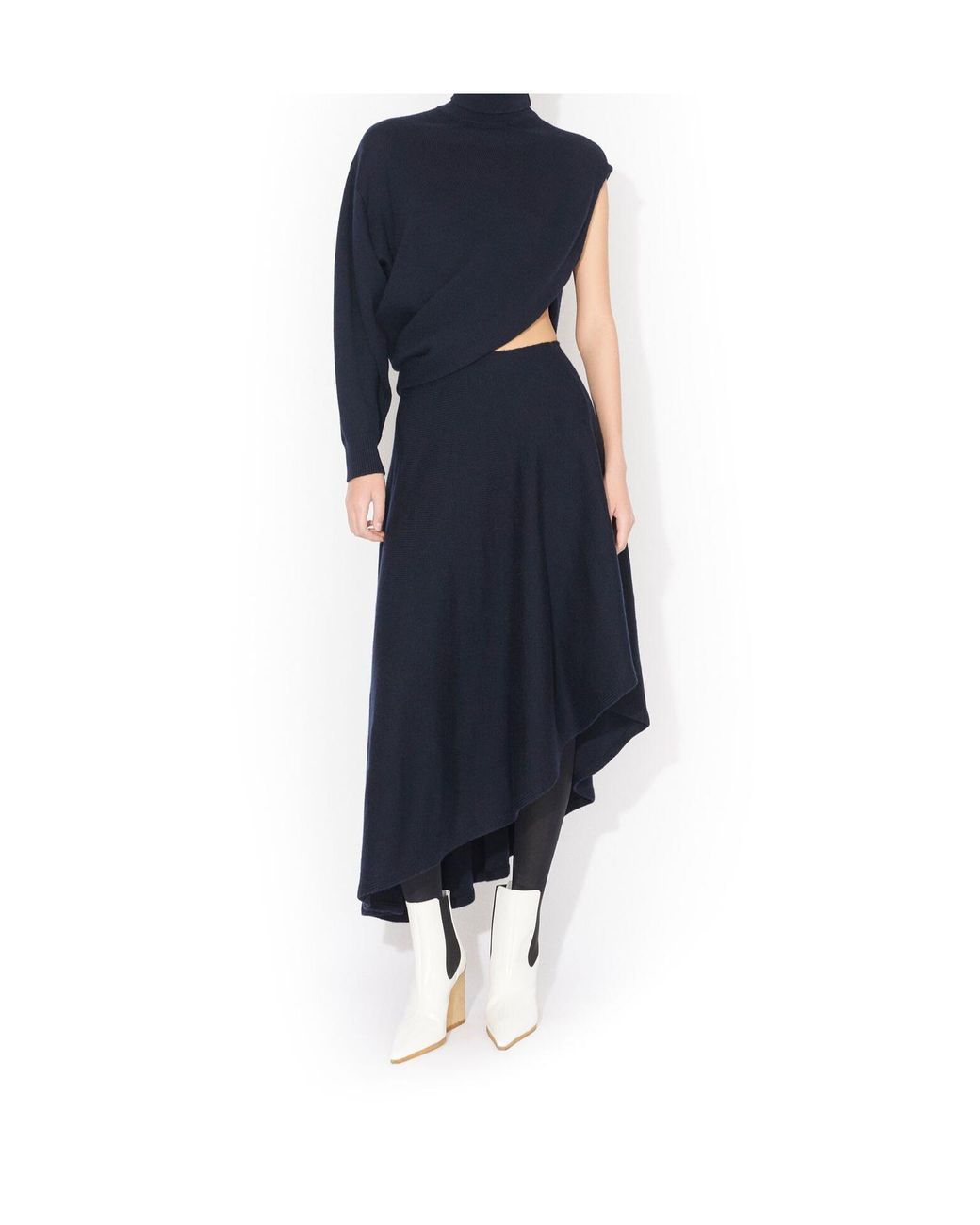 Alaïa Blue Alaïa Cut Out Dress