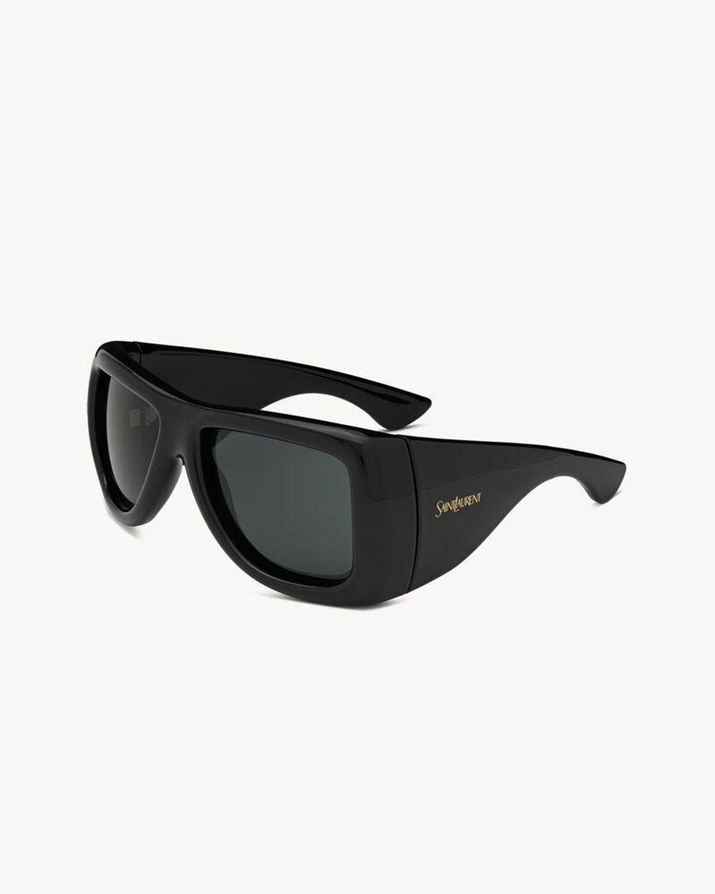 Saint Laurent Black Eyewear Oversized Frame Sunglasses for men