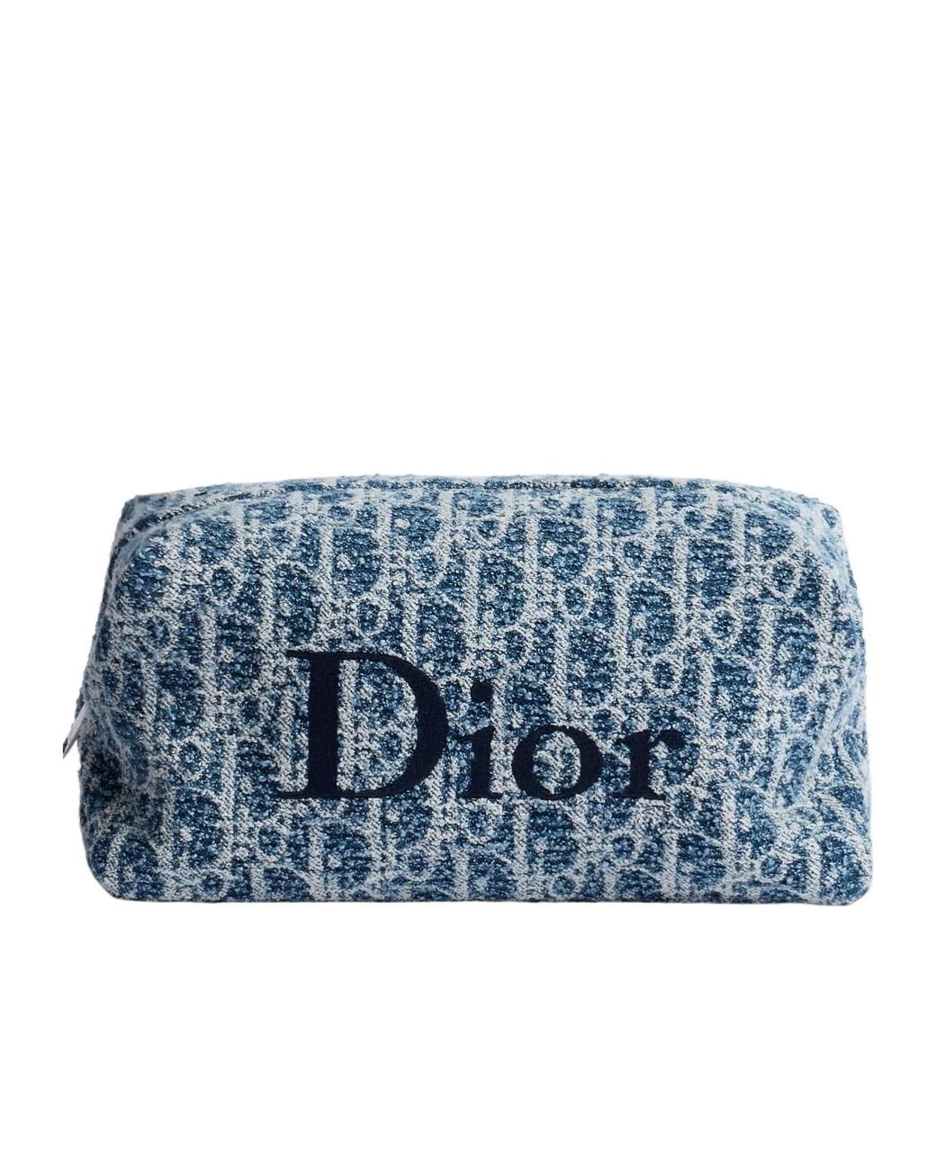Dior Blue Iviera Large Travel Venus Pouch