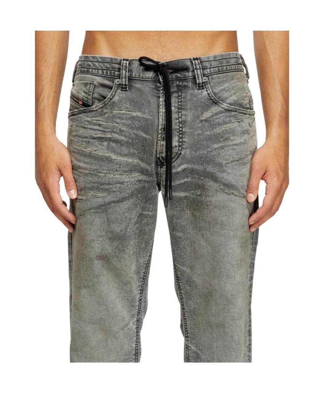 DIESEL Gray 2080 D-Reel-Jogg Jeans for men