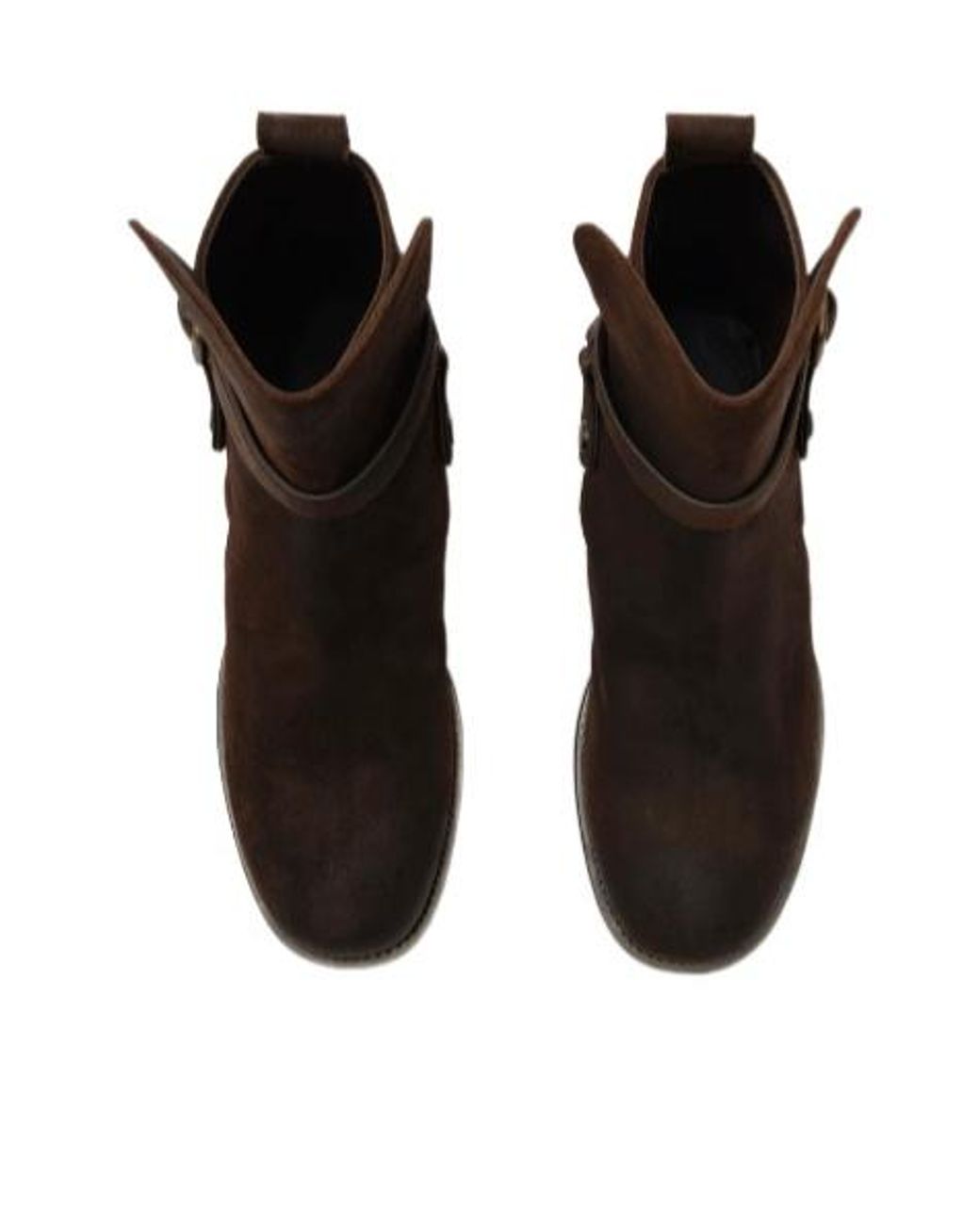 Burberry Brown Ledger Jodhpur Buckled Boots for men