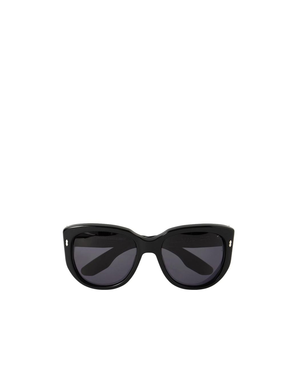 Jacques Marie Mage Black Roxy Round-Frame Acetate Sunglasses