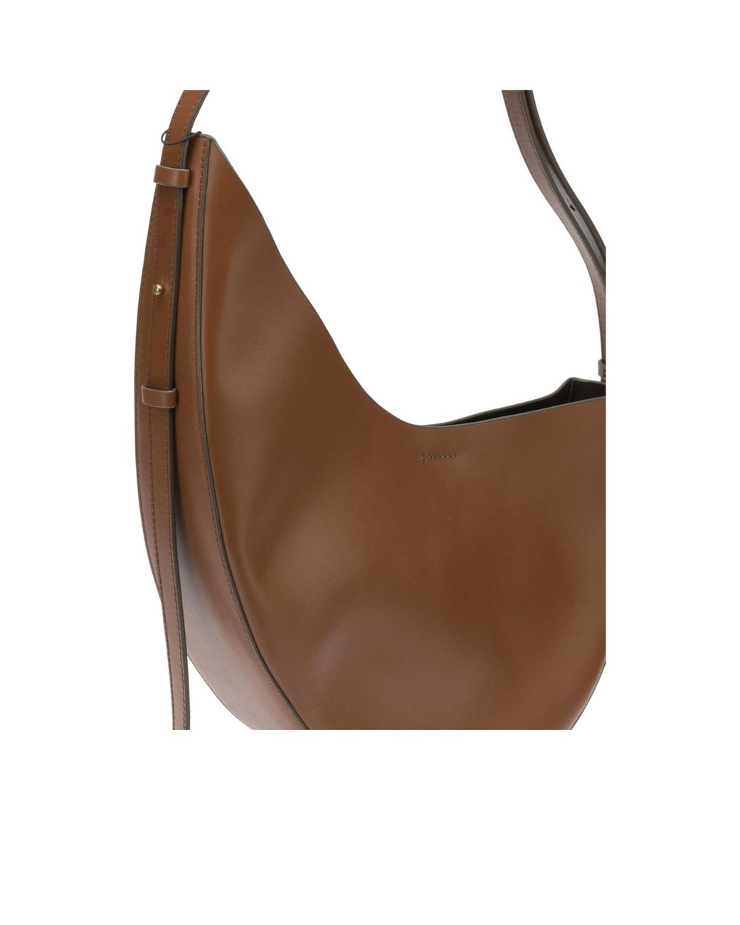 Soeur Brown Winona Calf Leather Shoulder Bag